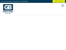 Tablet Screenshot of grecobros.com